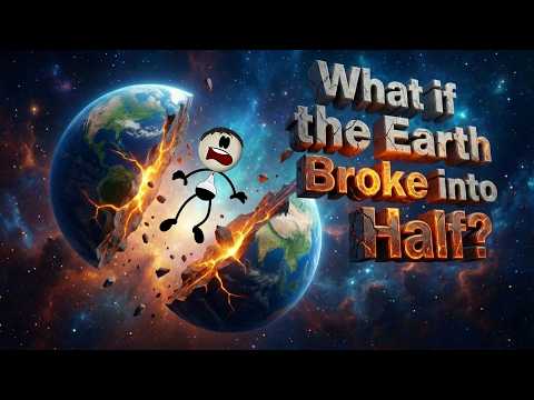 What if the Earth Broke into Half? + more videos | #aumsum #kids #whatif