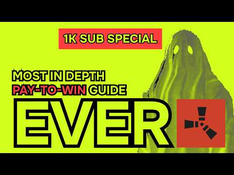 RUST ON A BUDGET - PERFECT 60€ PAY TO WIN INVENTORY - 1K SUB SPECIAL
