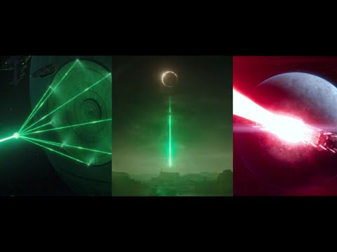 All Super-weapon Scenes in Star Wars