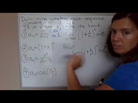 Determining whether a sequence converges or diverges