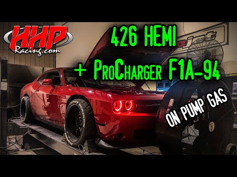 426 Hemi + ProCharger F1A-94 | Let's Max Out Pump Gas