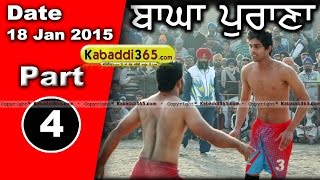 Bagha Purana (Moga) Kabaddi Tournament 18 Jan 2015 Part 1 by Kabaddi365.com