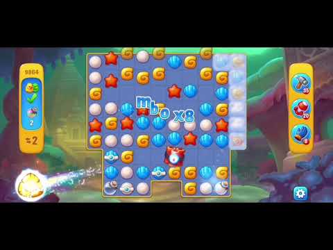 Fishdom 9864 Hard Level - NO 💣🧨💥