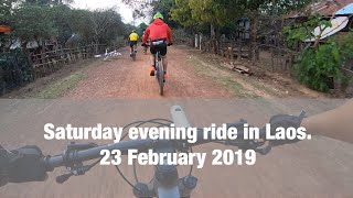 preview picture of video 'No.-52: Saturday evening ride in Laos 23-2-2019[iPortfolio]'