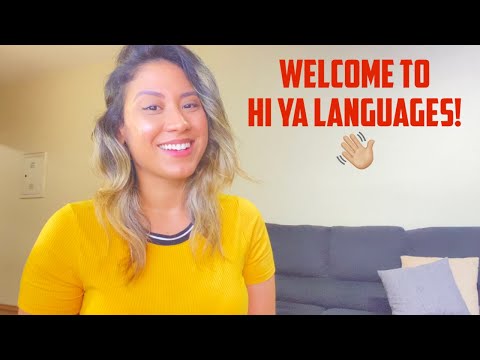 Welcome to Hi ya languages!
