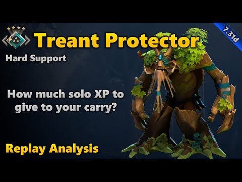 Replay Analysis: Treant Protector Hard Support - Crusader | Dota 2 7.31d