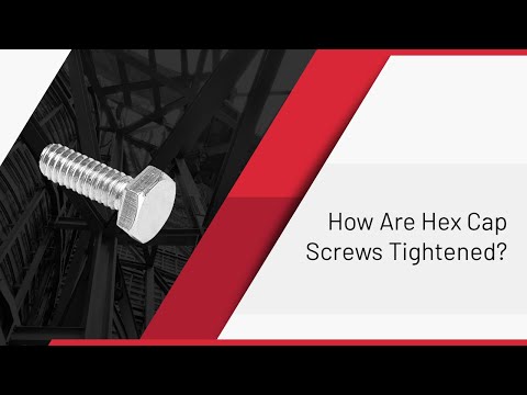 Part of a video titled How Are Hex Cap Screws Tightened - YouTube