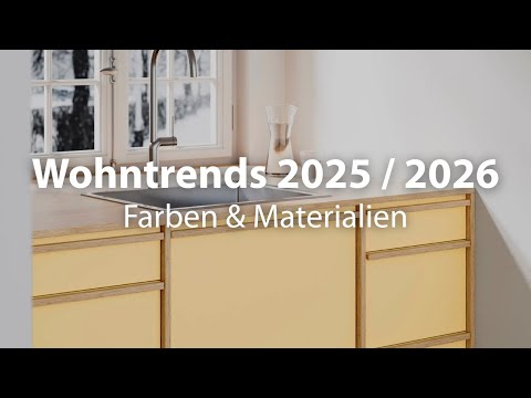 Wohntrends 2025/2026: Farben, Materialien & Stile, die jetzt kommen!