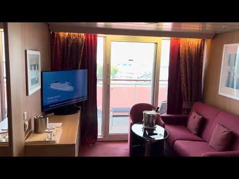 Thumbnail for MSC Sinfonia Aurea Junior Suite with balcony situated on 12 deck