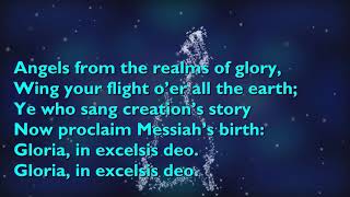 Angels From the Realms of Glory (Tune: Gloria {Iris} - 4vv) [with lyrics for congregations]