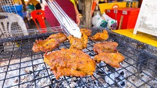 Luang Prabang Travel Guide - STREET FOOD Grilled Goat and SPECTACULAR Kuang Si Waterfalls, Laos! - YouTube