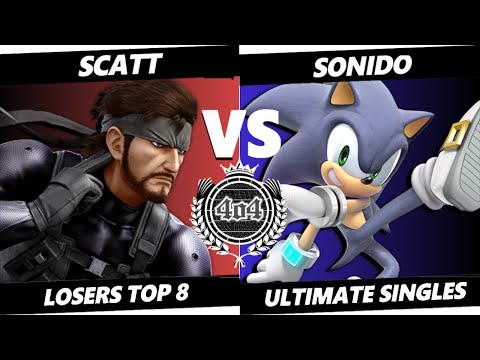 4o4 Smash Night 82 - ScAtt (Snake) vs Sonido (Sonic) - Losers Top 8