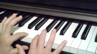 Piosenka ,,Słoneczko uśmiechnij się,,na pianinie.