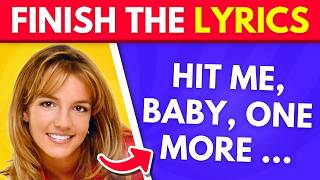Finish the Lyrics: 80s, 90s & 2000s 🎤 | 30 Iconic Songs