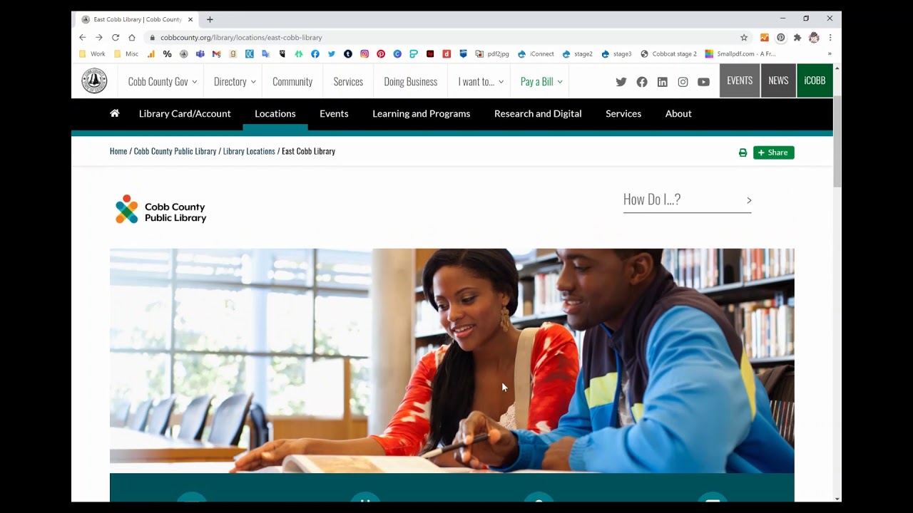 New Library Website Tour
