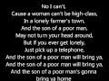 REO Speedwagon -Son Of a Poor man w/  lyrics.wmv