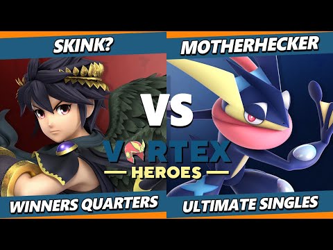 Vortex Heroes - Skink? (Dark Pit) Vs. MotherHecker (Greninja) SSBU Ultimate Tournament