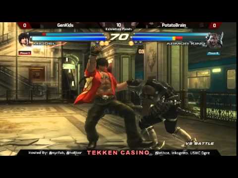 Tekken Casino Vegas 2014 - Genkids vs PotatoBrain FT3