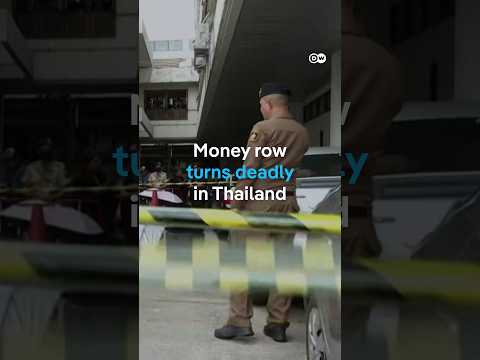 Ex-Thai MP fatally shoots local official over money row | DW News