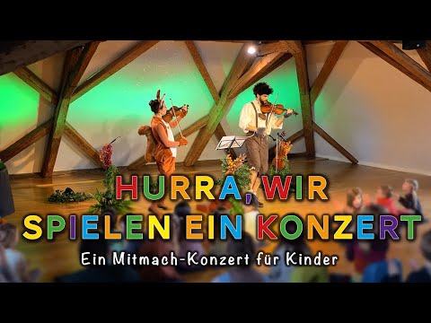 Mitmach-Konzert "Hurra, wir spielen ein Konzert" - Trailer, The Twiolins live