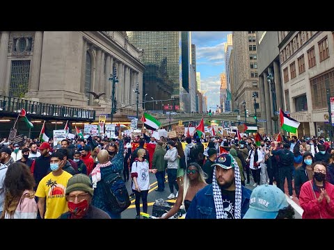 Protest in New York Youtube 11 May 2021_#80