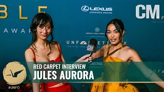 Jules Aurora Teases More Music in 2024 | UNFO 2023 Red Carpet with Leenda Dong