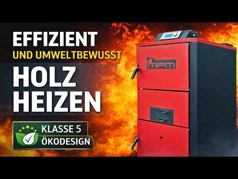MPM Caldo S-I Holzvergaserkessel im Test 🔥 Effizient Holz heizen | Klasse 5 & Ökodesign