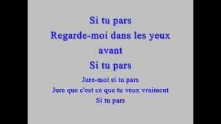 M.Pokora - Si Tu pars (Lyrics/Paroles)
