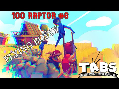 TABS II 100 RAPTOR VS EVERY UNIT X20 #6 II TOTALLY ACCURATE BATTLE SIMULATOR
