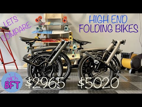 P LINE AND T LINE COMPARISON BROMPTON FOLDING BIKES