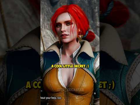 Did You Know About This Secret Dialogue w/ Triss? #TheWitcher3