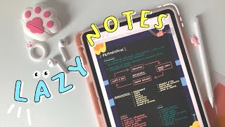 ipad notetaking tips for lazy people🐣(effective & simple)⚡️