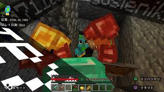 マイクラ　気がつくと洞窟　ピちゃんより