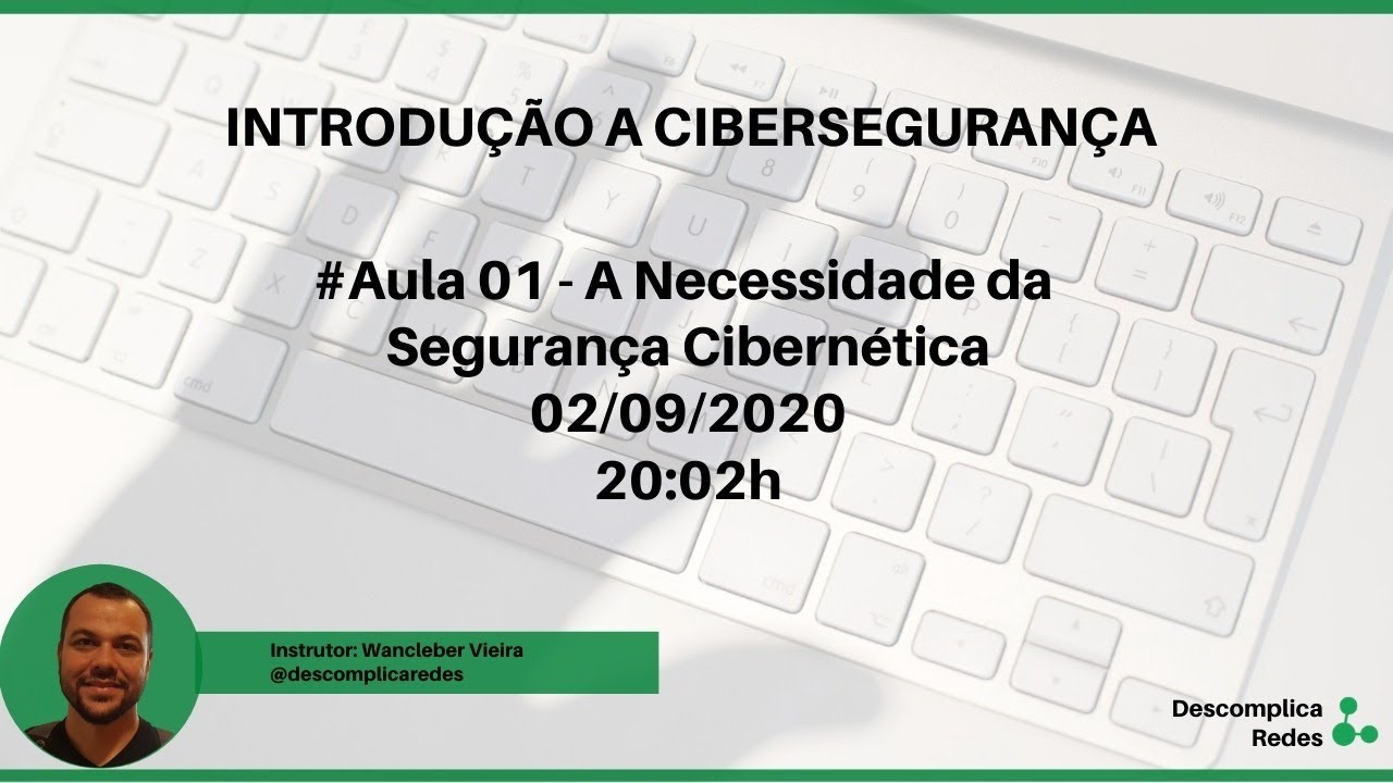 #Aula 01 - Introdução a CiberSegurança