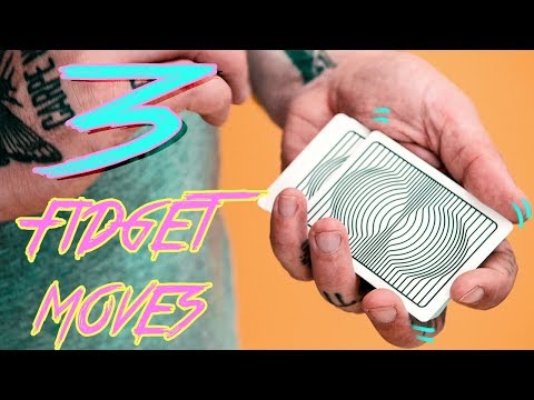 Learn 3 FIDGET MOVES with Playing Cards- Cardistry Tutorial (Ferris/Flirt/Prince Charming)