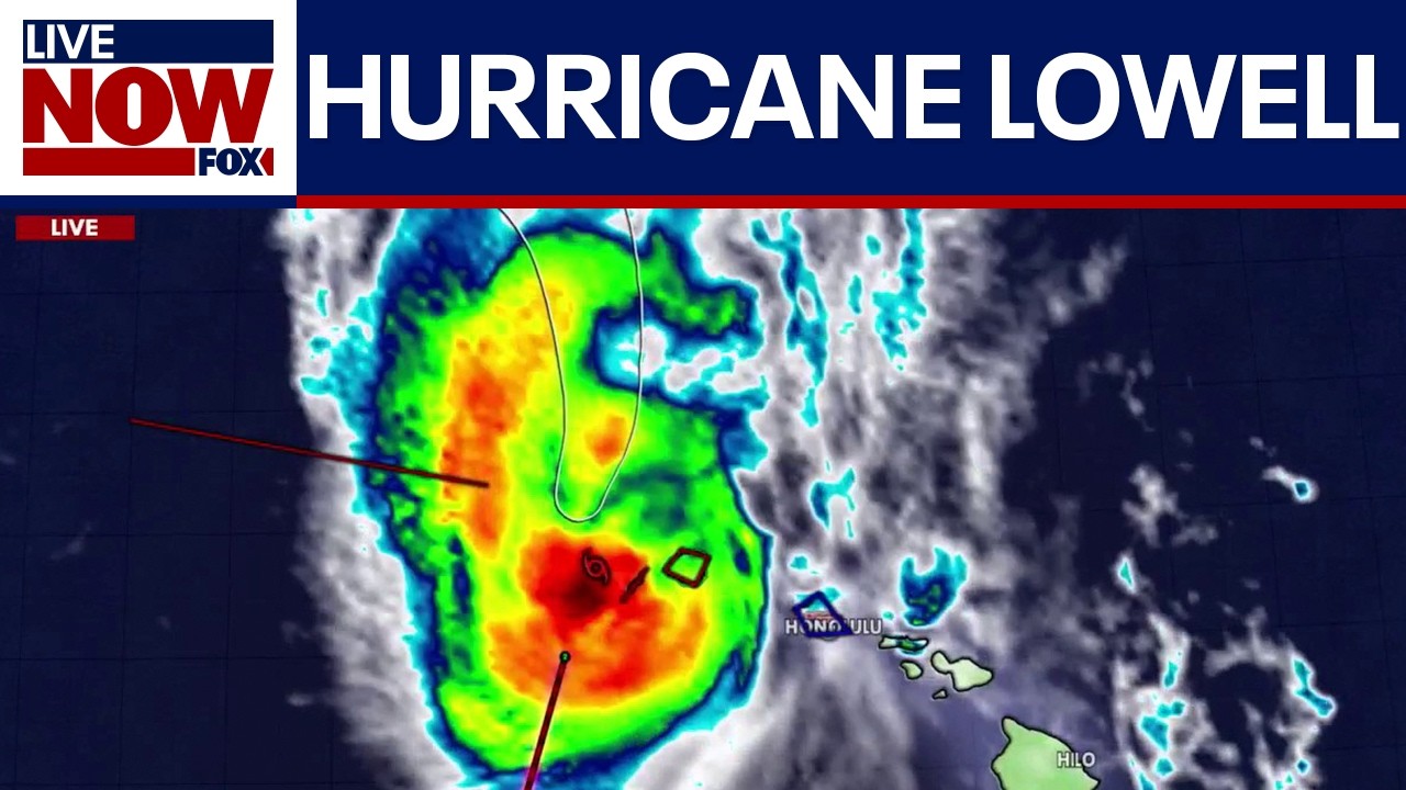 Hurricane Lowell slams Hawaii with flooding rain