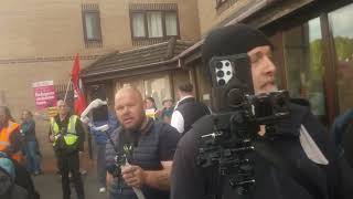 Sandpiper  Hotel illegal immigrant protest (highlights)