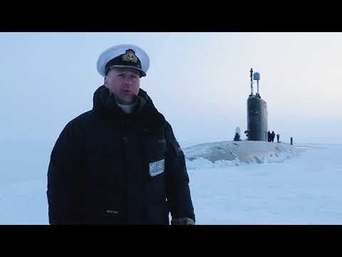 HMS Trenchant at the North Pole - completes ICEX 2018