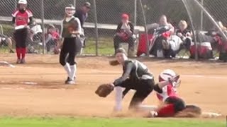preview picture of video 'Hook Slide Steal @ 2nd Vs Diamonds. Fast Pitch Travel Softball. Emily Burrow GOHS Class of 2017'
