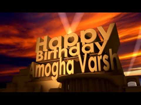 Happy Birthday Amogha Varsh