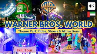 One of the BEST Indoor Theme Parks | WARNER BROS WORLD Abu Dhabi Rides, Shows & Attractions 4K