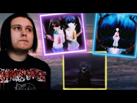 gitarakuru+mantra+shesad - aokigahara, gitarakuru + sewqfaces sudden death, t1de - heartless Реакция