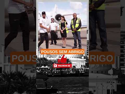 NEYMAR: JATO DE R$250 MILHÕES “PRESO” AO CÉU ABERTO EM SC