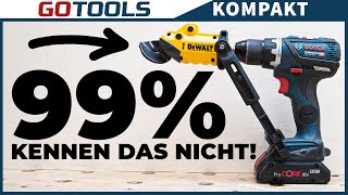 Blech schneiden mit dem Akkuschrauber? Mit dem DeWalt Blechscherenaufsatz DT70620 schneller ans Ziel