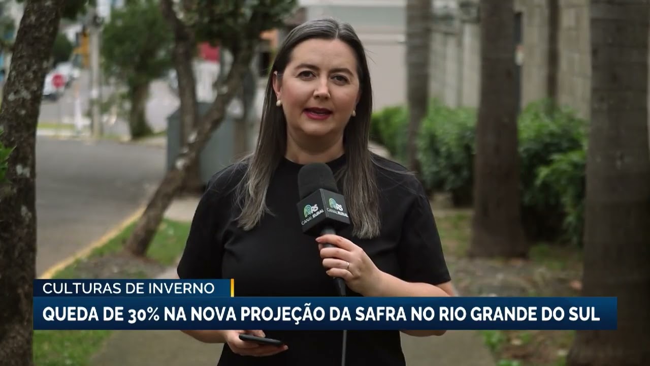 Queda de 30% na nova projeção da safra no Rio Grande do Sul