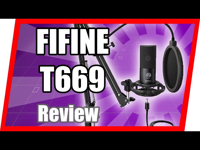 Vídeo relacionado con FIFINE Micrófono USB de Condensador para Estudio, Kit de Microfono Ordenador PC con Soporte de Brazo de Tijera Ajustable Soporte de Choque para Instrumentos Grabación Podcasting Youtube Gaming
