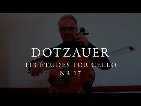 Dotzauer - 113 etudes for cello N.17 Aurelio Bertucci