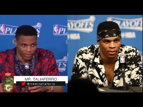Russell Westbrook Goes Off On Reporter For Asking Steven Adams 