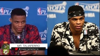 Russell Westbrook Goes Off On Reporter For Asking Steven Adams 
