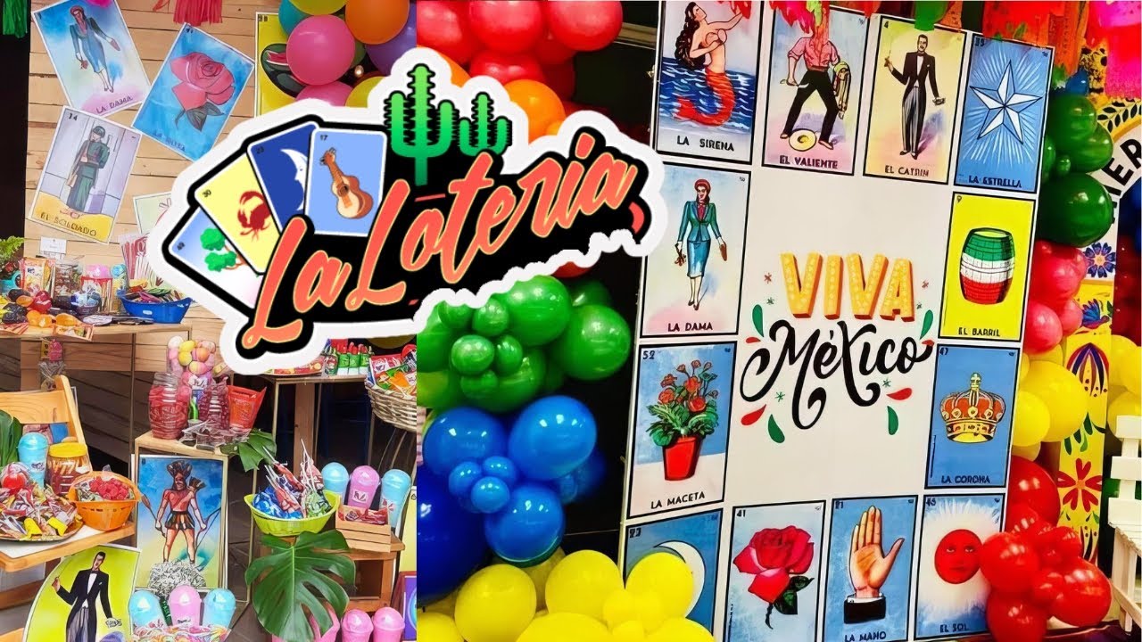 🎉 Ideas de Decoración para una Fiesta Temática de la Lotería Mexicana